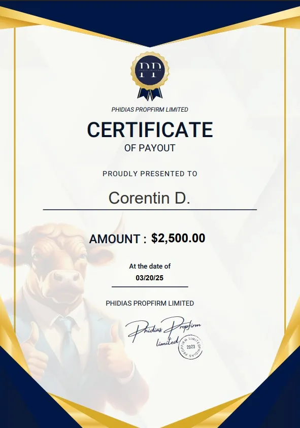 Certificate of Payout
